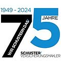 75 Jahre Jubiläumslogo der Schuster Versicherungsmakler GmbH